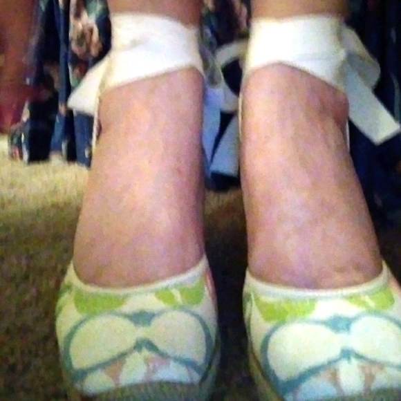 Coach purse and matching wedge sandals - Picture 7 of 12